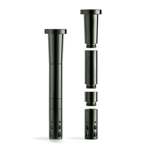 Chill Unbreakable Aluminum Downstem - Adjustable Length (14mm) - Color:Black