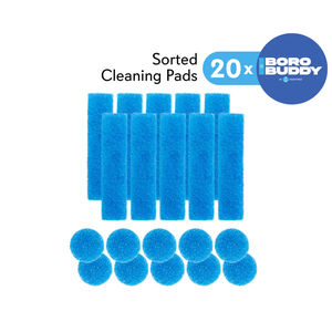 BoroBuddy Cleaning Pads - Style:20 Cleaning Pads (10 of each size)