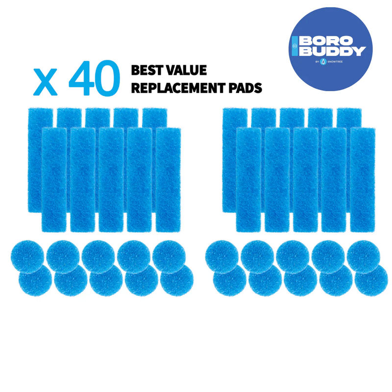 BoroBuddy Cleaning Pads - Style:40 Cleaning Pads (20 of each size)