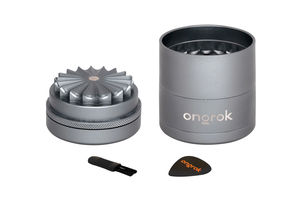 Ongrok Mini 5 Piece Toothless Grinder - Color:Silver