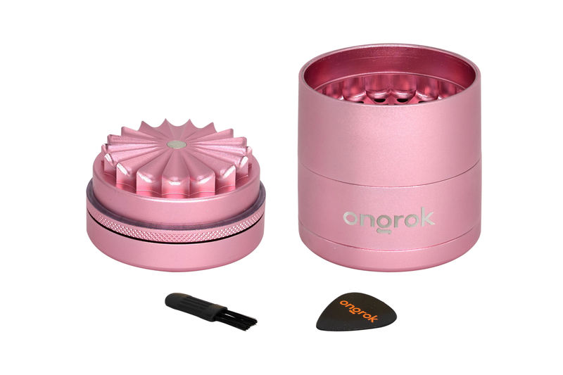 Ongrok Mini 5 Piece Toothless Grinder - Color:Pink