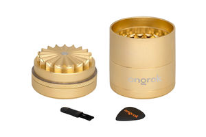 Ongrok Mini 5 Piece Toothless Grinder - Color:Gold