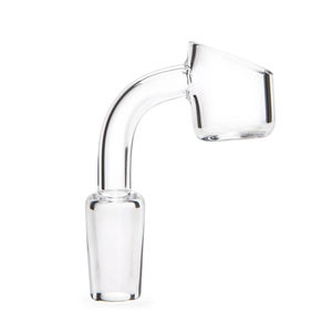 2mm Thick Angled Top Male Quartz Banger (10/14/18mm, 90°) - Size:14mm