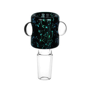 CaliConnected Dichro Bowl Piece - 14/18mm Male - Joint Size:14mm - Color:Aqua