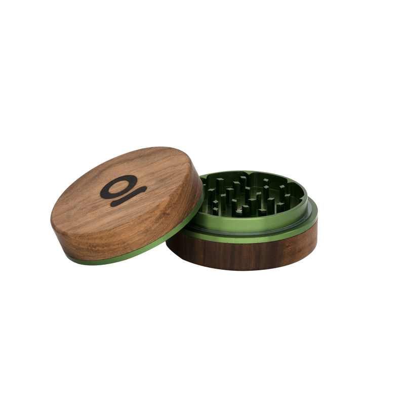 Ongrok 2-Piece Walnut Grinder - Color:Green