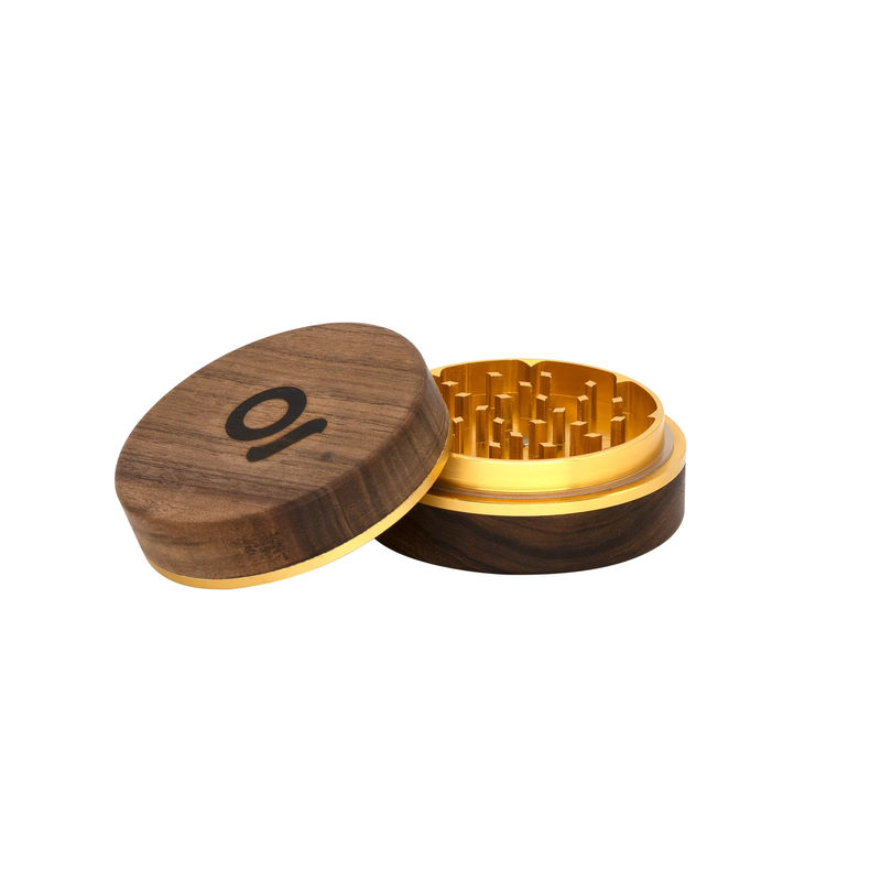 Ongrok 2-Piece Walnut Grinder - Color:Gold