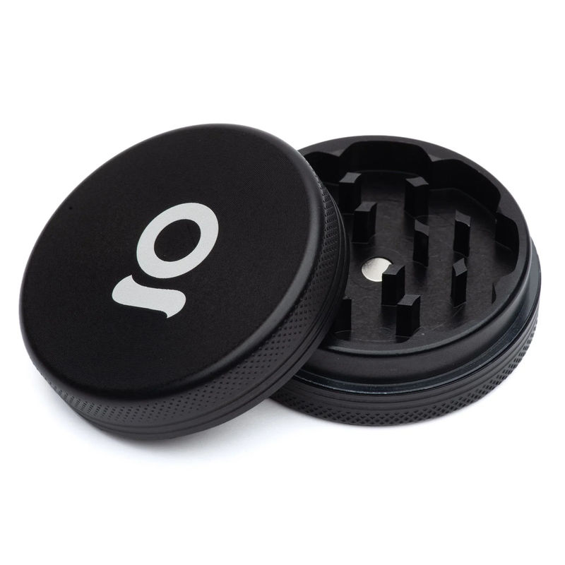 Ongrok 2-Piece Metal Grinder - Color:Black