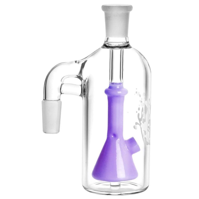 Pulsar Beaker Perc Ash Catcher (18mm, 90°) - Color:Purple