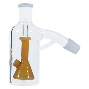 Pulsar Beaker Perc Ash Catcher (18mm, 45°) - Color:Golden Yellow