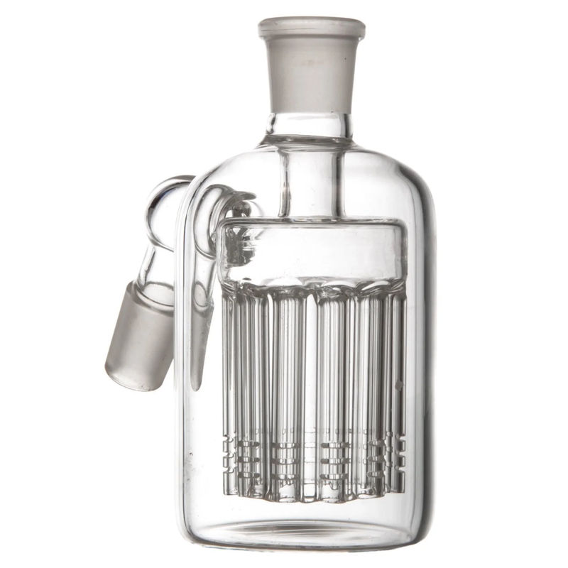 CaliConnected 11-Arm Tree Perc Ashcatcher (Multi-Size/Angle) - Joint Size:14mm - Color:Clear - Joint Angle:45°