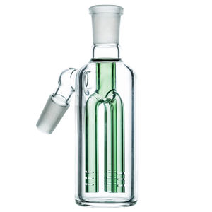 CaliConnected 3-Arm Tree Perc Ashcatcher (14/18mm, 45°) - Joint Size:14mm - Joint Angle:45˚ - Color:Green