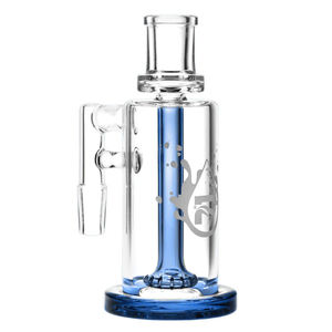 Pulsar High Class Ash Catcher (14/18mm, 90°) - Joint Size:14mm - Color:Blue