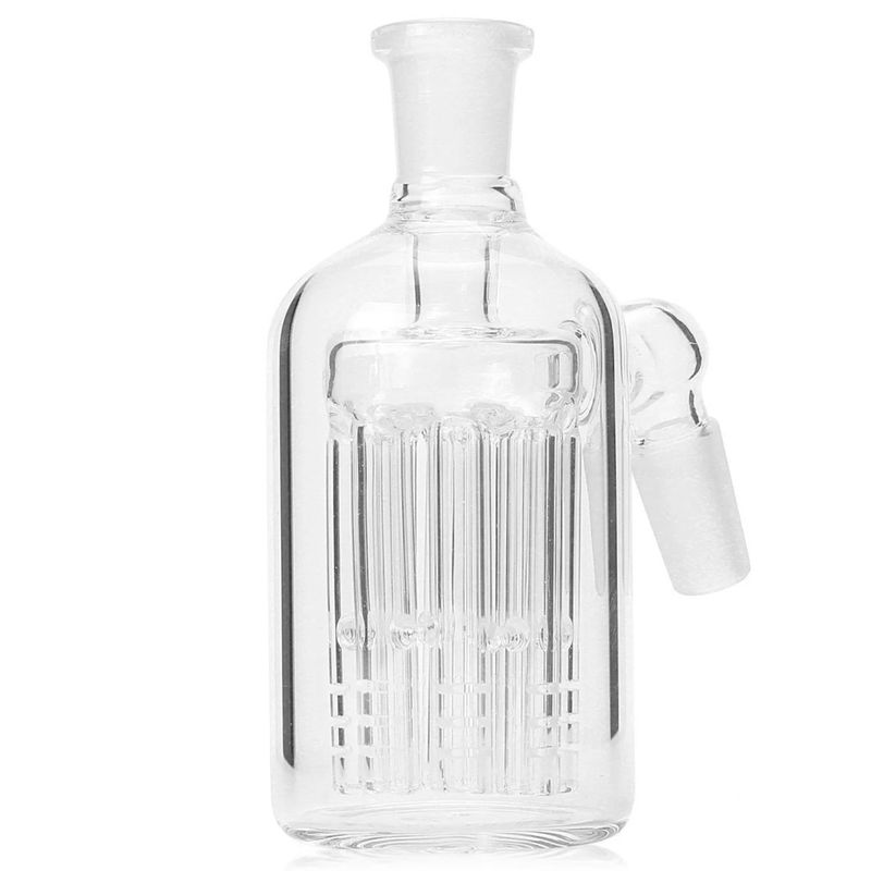 CaliConnected 8-Arm Tree Perc Ashcatcher (14/18mm, 45°) - Joint Size:14mm - Color:Clear