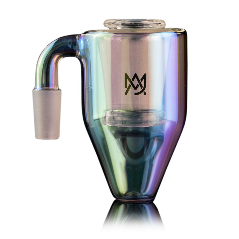 MJ Arsenal Reclaim Dry Ash Catcher (10/18mm, 90°) - Color:Iridescent