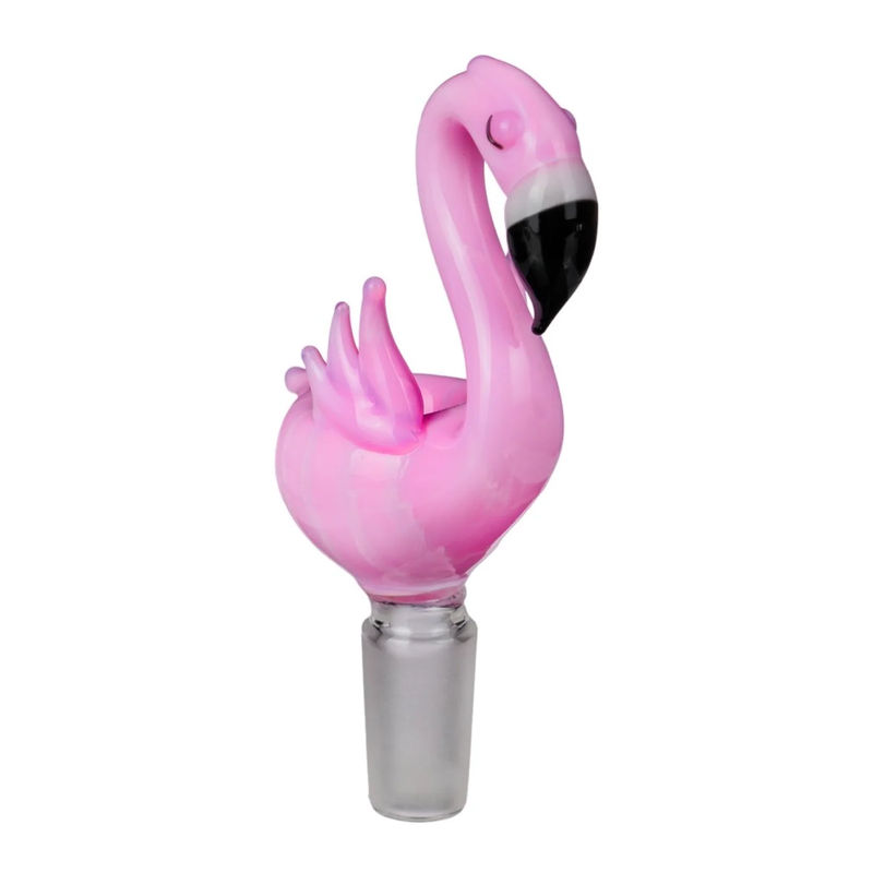 Empire Glassworks Pink Flamingo Bowl Piece - 14mm