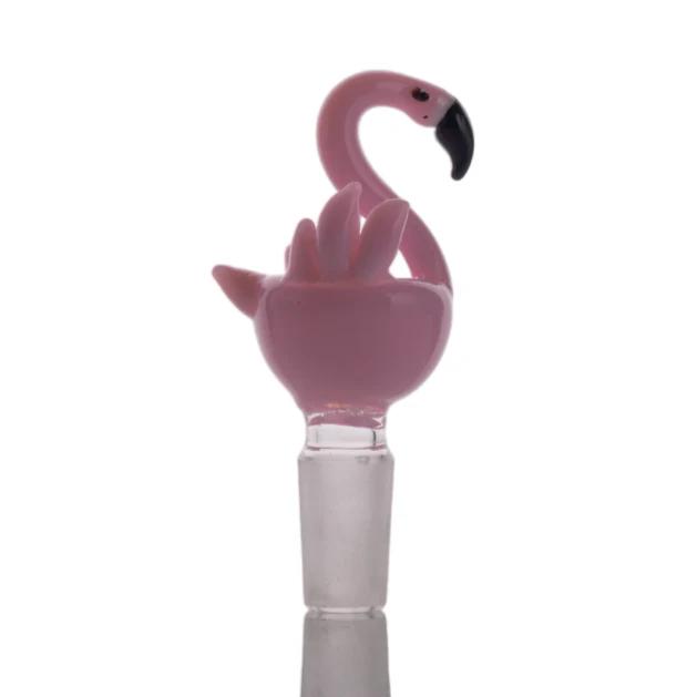 CaliConnected Flamingo Bowl Piece - 14mm Male