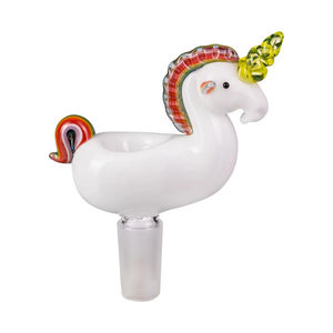 Empire Glassworks UV Rainbow Unicorn Bowl Piece ? (14mm)