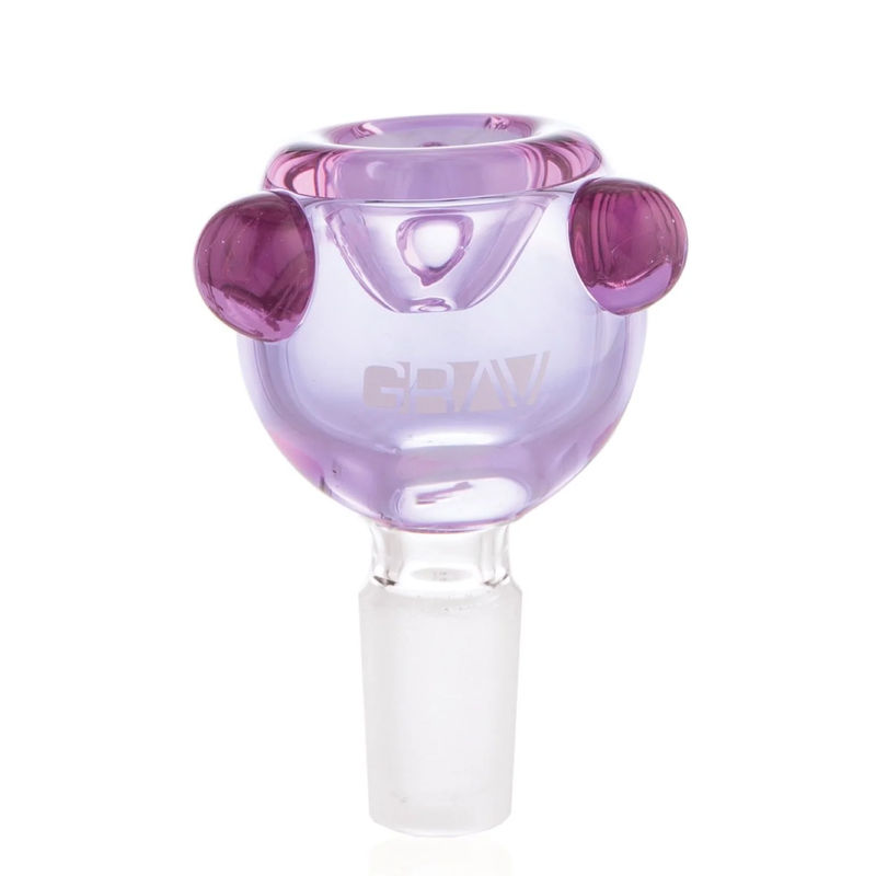 Grav® 14mm Bubble Bowl Piece - Color:Lavender