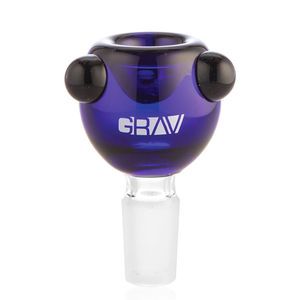 Grav® 14mm Bubble Bowl Piece - Color:Blue
