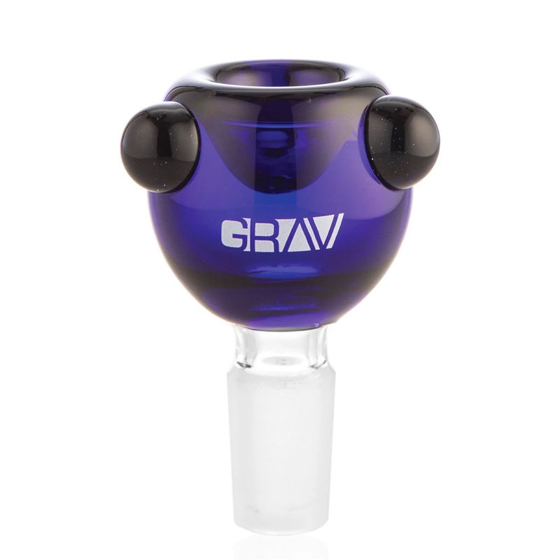 Grav® 14mm Bubble Bowl Piece - Color:Blue