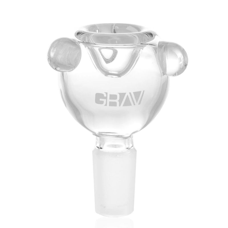 Grav® 14mm Bubble Bowl Piece - Color:Clear