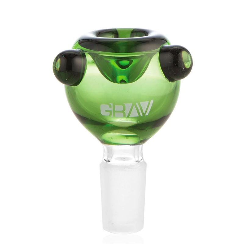 Grav® 14mm Bubble Bowl Piece - Color:Green