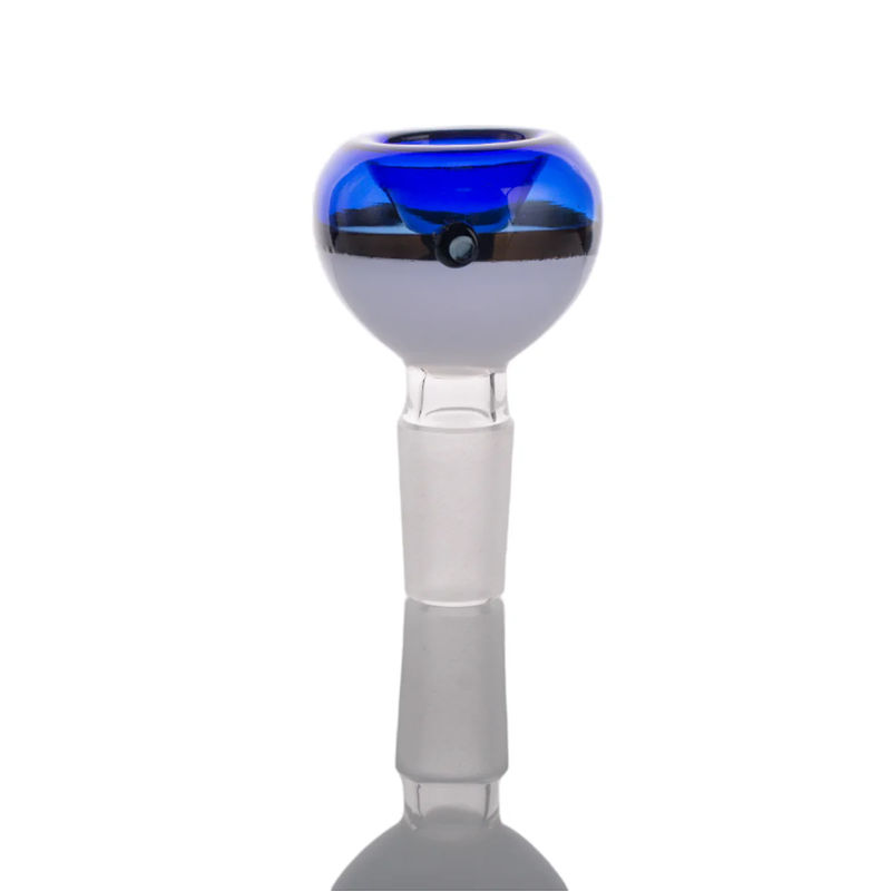 CaliConnected Pokeball Bowl Piece - 14mm Male - Color:Blue