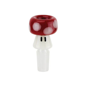 Empire Glassworks Red Mushroom Bowl Piece ? (14mm)