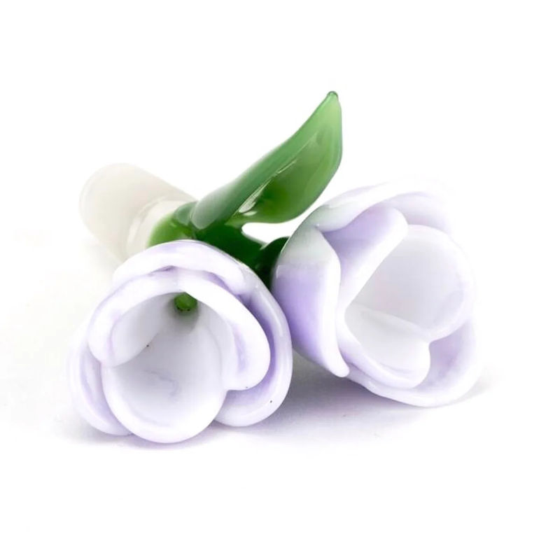 Empire Glassworks Lavender Tulip Double Bowl (14mm)