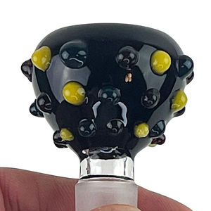 CaliConnected Black & Yellow Bowl - 14mm Male