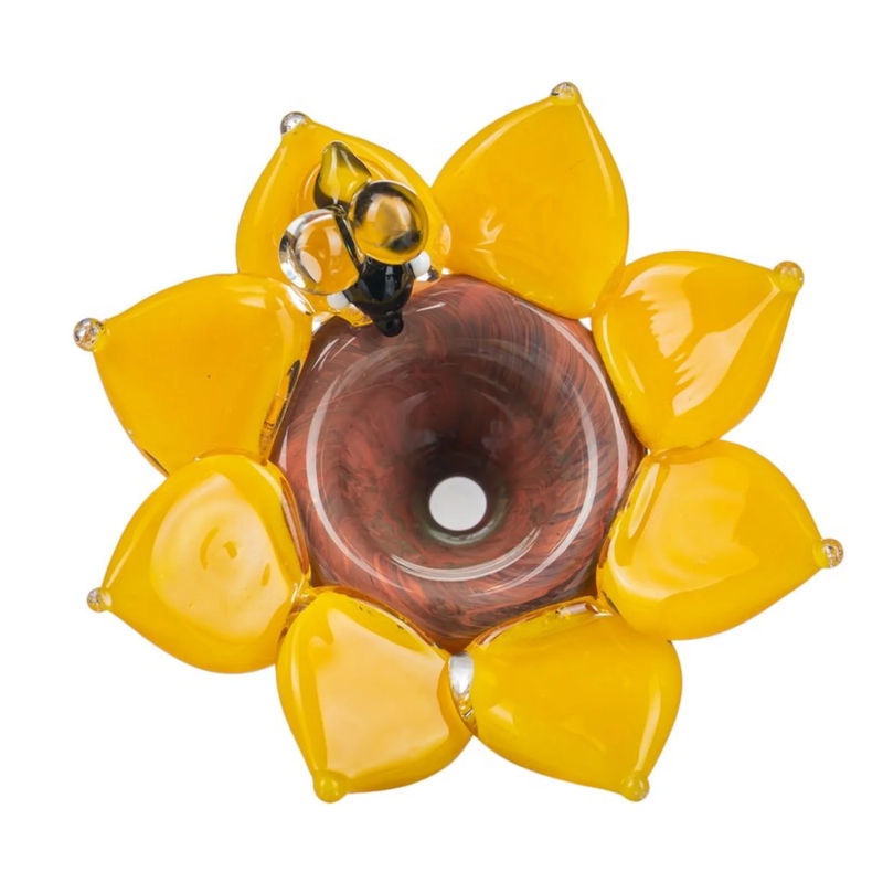Empire Glassworks Sunflower Bowl Piece ? (14mm)