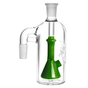 Pulsar Beaker Perc Ash Catcher (14mm, 90°) - Color:Green