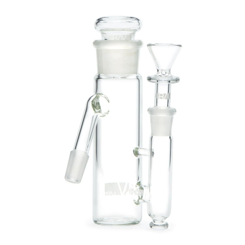 Grav® "Phoenix" Open Top Ashcatcher (14mm Joint, 45° Angle)