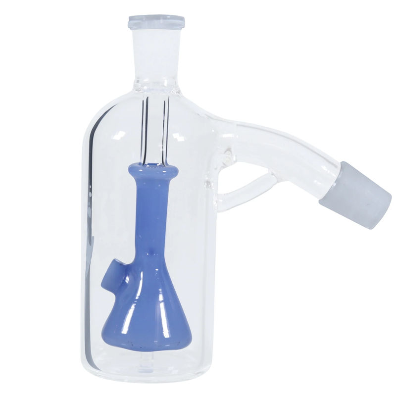 Pulsar Beaker Perc Ash Catcher (14mm, 45°) - Color:Navy Blue