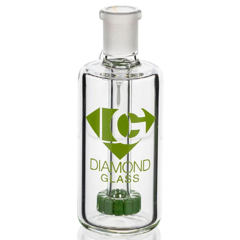 Diamond Jewel Ash Catcher (14mm, 45°) - Color:Green