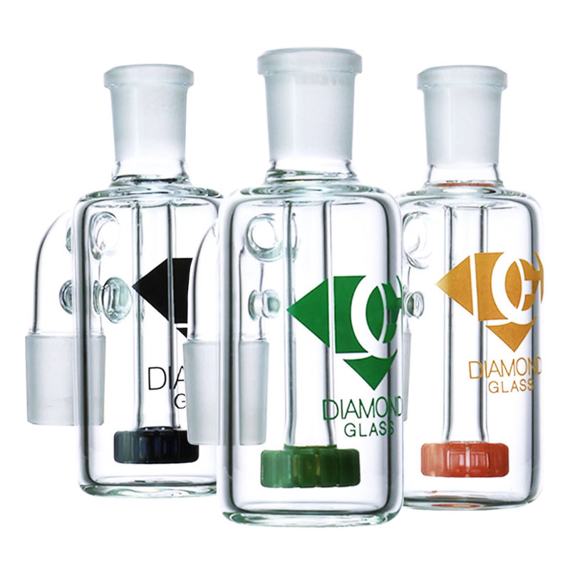 Diamond Jewel Ash Catcher (14mm, 90°) - Color:Black