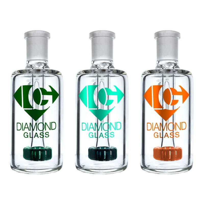 Diamond Jewel Ash Catcher (14mm, 90°) - Color:Yellow