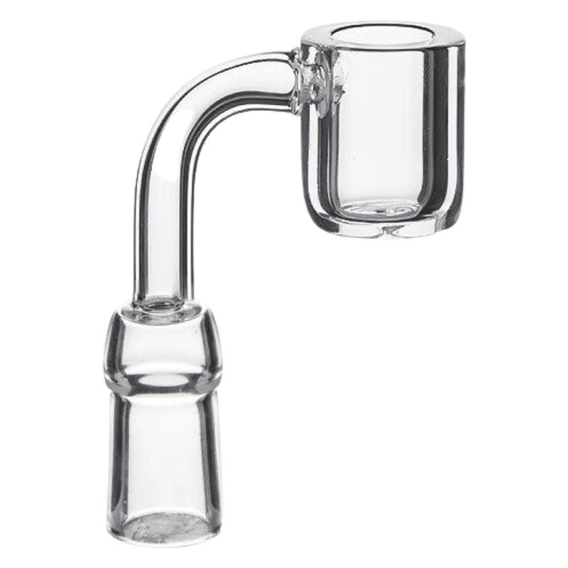 4mm Thick Flat Top Female Quartz Bucket (14/18mm, 90°) - Size:14mm