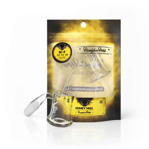 YL Honey Mug Quartz Banger - All Joint Options - Size:14mm - Gender:Male - Angle:45-Degree