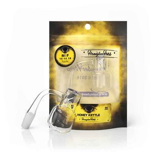 YL Honey Kettle Quartz Banger - All Joint Options - Size:10mm - Gender:Male - Angle:90-Degree