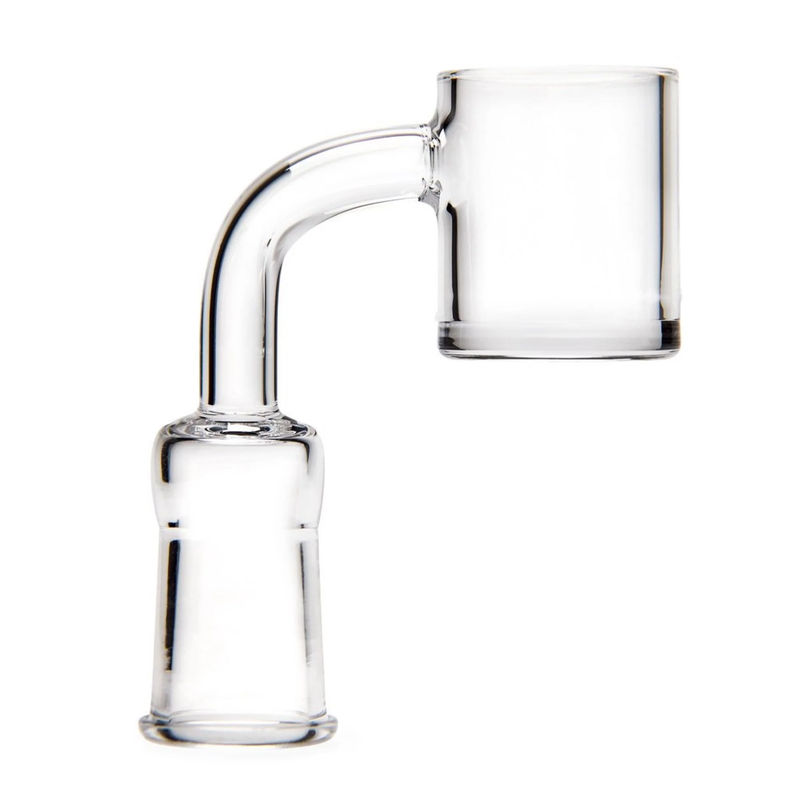 2mm Thick Flat Top Female Quartz Bucket (14/18mm, 90°) - Size:14mm