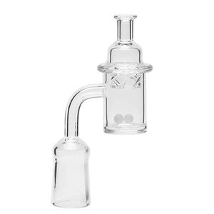 XL Flat Top Quartz Banger w. UV Terp Pearls - All Joint Options - Joint Size:18mm - Joint Gender:Female