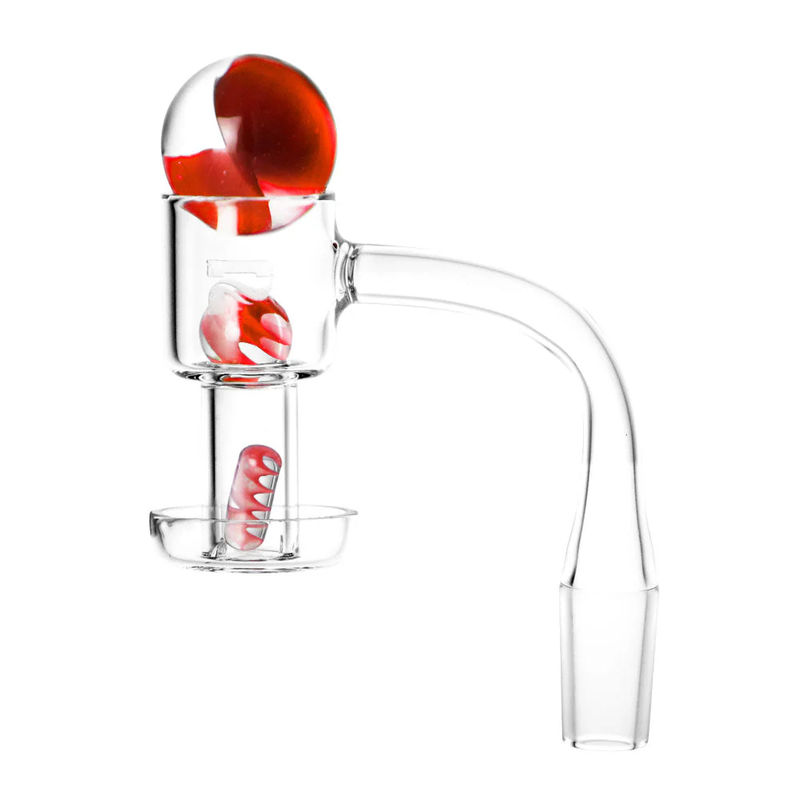 Pulsar Twist Terp Slurper Banger Set (14mm, 90°) - Color:Red