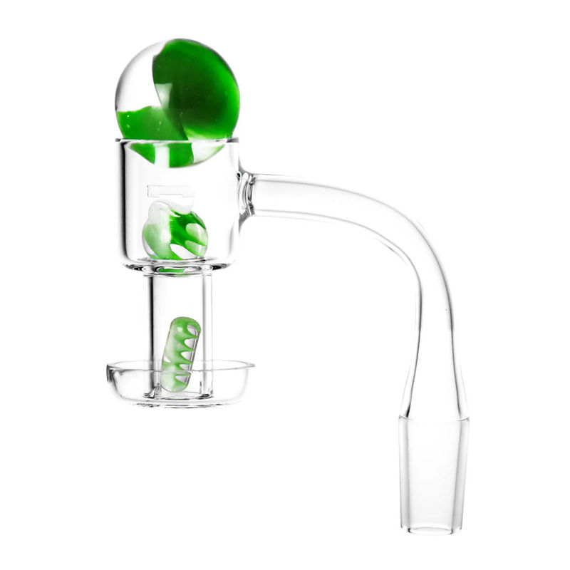 Pulsar Twist Terp Slurper Banger Set (14mm, 90°) - Color:Green