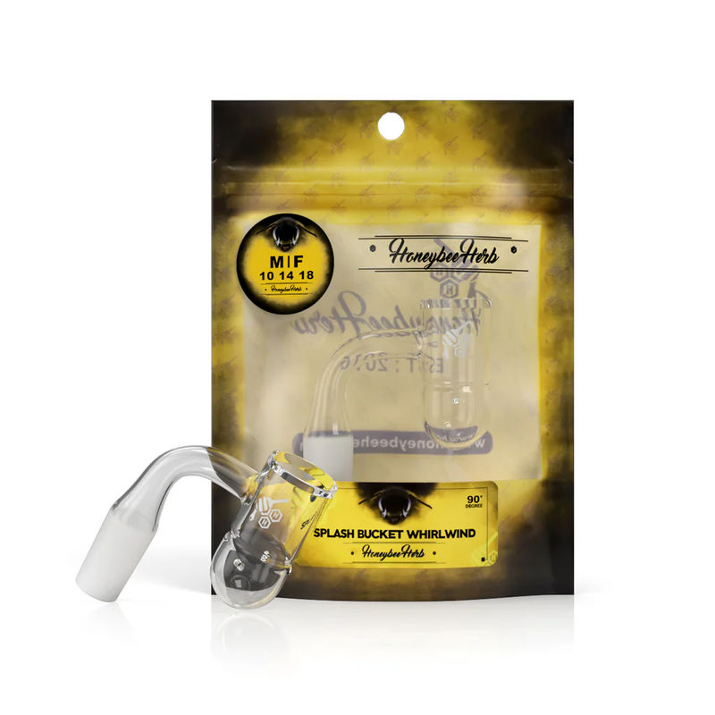 YL Splash Bucket Whirlwind Quartz Banger (14mm, 90°)