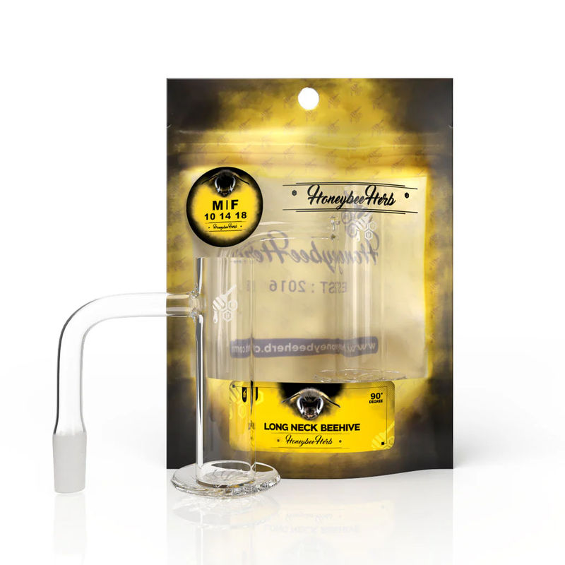 YL Long Neck Beehive Quartz Banger (14mm, 90°)