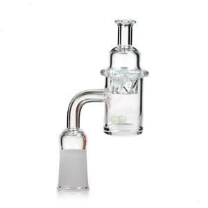 CaliConnected 14mm Helix Carb Cap Quartz Banger w. Terp Pearls - Gender:Female