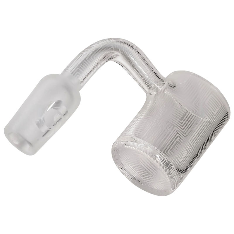 Glasshouse Trippy Etched Bangers (14mm, 90°) - Style:Square