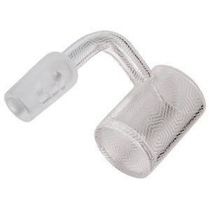 Glasshouse Trippy Etched Bangers (14mm, 90°) - Style:Hexagon