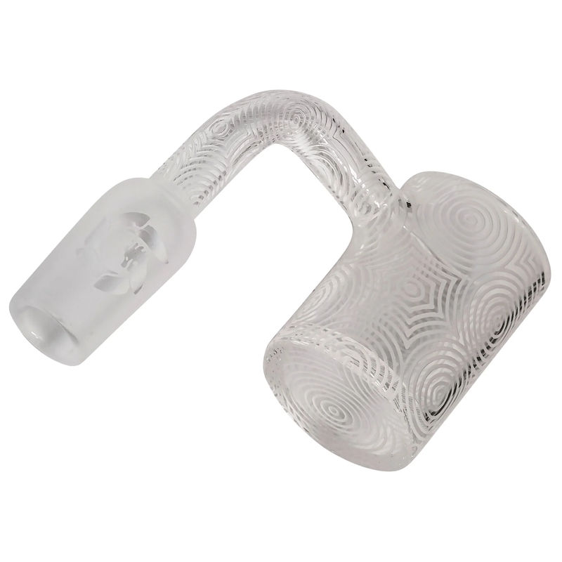 Glasshouse Trippy Etched Bangers (14mm, 90°) - Style:Circle